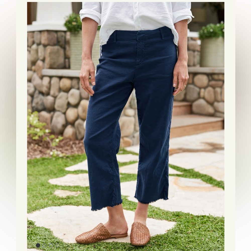 Frank &‎ Eileen Kinsale High-Rise Pant Italian Performance navy blue 2